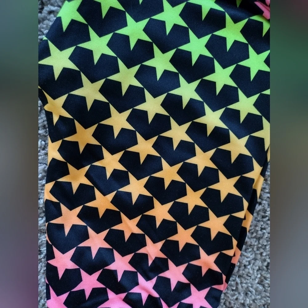 Converse Star Print Youth Leggings NWOT